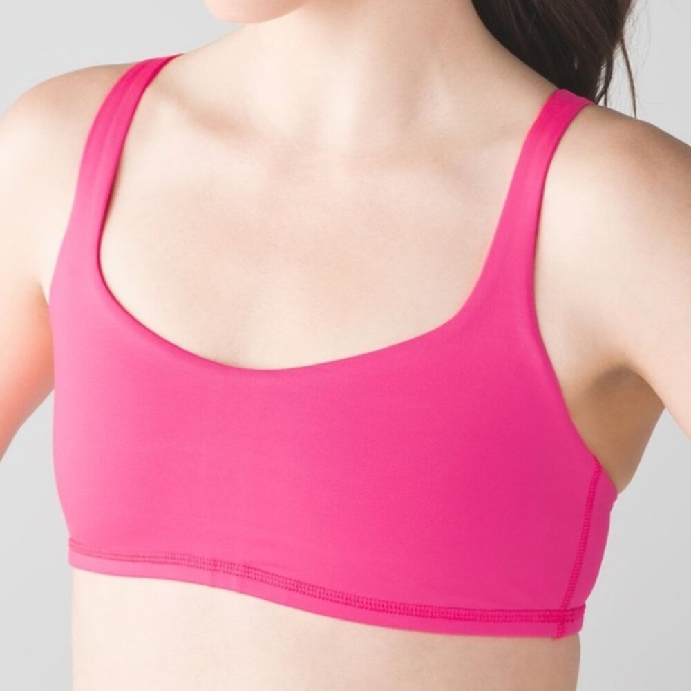 Lululemon Free To Be BraNeon Pink EUC - Picture 4 of 6